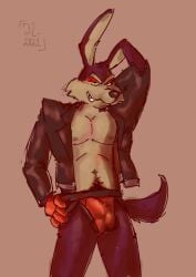 bulge canine coyote penis smooth_fur wile_e._coyote