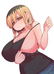 1girls ass bakunyuu batsuichide_nakimushina_otonarisan breasts cleavage cute enormous_breasts female female_only full_cleavage huge_breasts massive_breasts milf my_divorced_crybaby_neighbour nude ochiai_san thick thick_thighs top_heavy_breasts voluptuous voluptuous_female yellow_hair zyugoya