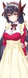 color colored game_sprite kaiju_princess maid_uniform pantyparrot tagme uncensored xao_(kaiju_princess)