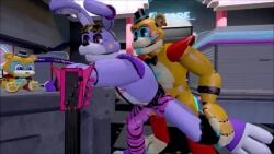 2boys anal anal_penetration anal_sex animated animatronic balls bunny camera_pov duo erect_while_penetrated five_nights_at_freddy's five_nights_at_freddy's:_security_breach from_behind from_behind_position fucked_from_behind gay gay_sex glamrock_bonnie_(fnaf) glamrock_freddy_(fnaf) humanoid_penis inferno-charz male/male male_focus male_only male_penetrated male_penetrating male_penetrating_male no_orgasm penis_focus penis_in_ass sound source_filmmaker standing taken_from_behind video