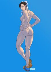 1girls ass big_ass breasts capcom chun-li erogon female female_only light-skinned_female rear_view street_fighter thick_thighs wide_hips