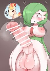 1futa anthro areolae balls big_balls big_breasts big_penis blush breasts censor_bar censored erection futa_only futanari game_freak gardevoir generation_1_pokemon generation_3_pokemon horsecock_futanari huge_cock humanoid intersex large_testicles nintendo nipples nude penis pokémon_(species) pokemon pokemon_(game) pokemon_(species) pokemon_rse ponyta red_eyes solo solo_futa standing testicles thick_thighs zkky