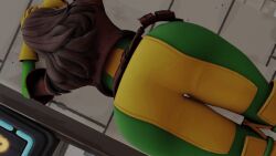 1girls 3d against_wall animated anna_marie ass ass_focus ass_shake bodysuit bodysuit_and_jacket bodysuit_under_clothes brown_hair female female_only fortnite from_behind gif gloves huge_ass jacket jiggle kishi long_hair marvel marvel_comics multicolored_hair rogue_(fortnite) rogue_(x-men) skin_tight solo thick_thighs thigh_boots twerking two-tone_hair white_hair x-men