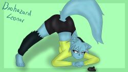 biohazardleonar female female_only furry jack-o_pose kitty_gel monster_girl