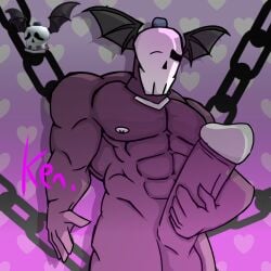 1boy anthro anthrofied bara big_penis gay humanized kendrick_nsfw masturbation requested roblox roblox_game skeleton solo super_bomb_survival tagme