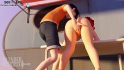 1boy 1girls 3d animated ass bent_over blenderknight boobs breasts clothed_male clothing ed_edd_n_eddy female fingering human kanker_sisters lee_kanker male mobile_home no_sound nude_female orange_hair outside pale_skin red_hair rubbing_pussy sfm shorter_than_10_seconds tagme uncensored video virtual_reality vranimeted