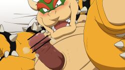 2022 anthro blush bowser censored erection eto1212 genitals hi_res kemono koopa male male_focus male_only mario_(series) musk nintendo nipples overweight overweight_male penis scalie slit solo video_games