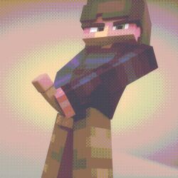 animated big_penis male male_only masturbation minecraft penis tagme