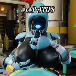 big_breasts big_penis black_penis fortnite fortnite:_battle_royale fortnite:_save_the_world paizuri ray_(fortnite) robot robot_girl soypatu_nsfw titjob tits zyg_(fortnite)