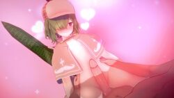 1boy 1boy1girl 1girls before_sex big_penis eyes eyes_open eyes_opened fan_character fan_mascot_(vtuber) female female/male green_hair hair hololive hololive_english male male/female penis small_breasts teamates_(hololive) virtual_youtuber wataamage