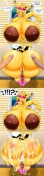 1girls big_ass breasts_bigger_than_head breasts_bigger_than_torso cum dumptruck_ass enormous_ass enormous_breasts furry gigantic_ass gigantic_breasts huge_ass huge_breasts hyper hyper_ass iron-0xide massive_ass massive_breasts multiple_images pikachu pokémon_(species) pokemon rai_(nikuzi) sanka-tetsu short_hair smug stuck stuck_in_window tagme text too_big_to_move wide_hips