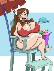 big_breasts breasts female gooeyblob gravity_falls mabel_pines smooth_skin tagme