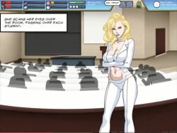 blonde_hair blowjob blue_eyes bottomless bottomless_female browser browser_game curvy curvy_female emma_frost female female_focus female_on_top handjob hourglass_figure huge_breasts marvel marvel_comics thin_waist topless topless_female white_queen wide_hips x-men