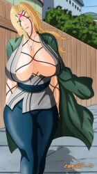 tsunade from naruto by khriz10