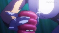 1boy1girl animated censored cum cumshot ejaculation handjob hentai mosaic_censoring sakusei_byoutou_the_animation spanish_text tachibana-chan