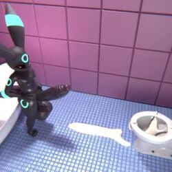 1boy 3d animated anthro ass balls bathroom big_ass big_balls big_butt big_penis bubble_butt churning_balls collaboration cum cum_in_toilet cumshot eeveelution ejaculation femboy foreskin furry game_freak girly hands_on_hips handsfree_ejaculation high-angle_view huge_balls huge_cock hung_trap hyper_balls hyper_penis koreyvee low-angle_view male male_only nintendo nude orgasm penis pokemon red_sclera retracting_foreskin shiny_pokemon small_but_hung solo solo_male sound tagme testicles_clench thick_thighs throbbing_penis toilet umbreon uncircumcised velocirection video voluptuous voluptuous_male wide_hips