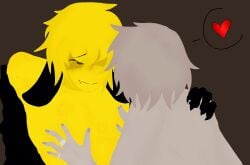 2boys bite bite_mark bite_marks bunny chance_(forsaken) dream_game forsaken_(roblox) gay lovers mafia mafioso mafioso_(dream_game) male roblox roblox_game robloxian sirsillyone tagme