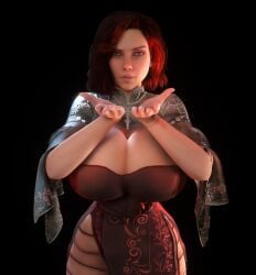 1girls 3d 3d_(artwork) alternate_breast_size big_breasts big_hips black_widow_(marvel) blowing_kiss breasts breasts_bigger_than_head cleavage clothed clothed_female enormous_breasts female female_only gigantic_breasts green_eyes green_eyes_female hi_res high_resolution highres hips hourglass_figure huge_breasts human human_female human_only large_breasts large_hips marvel marvel_cinematic_universe marvel_comics massive_breasts natasha_romanoff pants red_hair red_hair_female slim_waist small_waist solo solo_female thin_waist top_heavy upper_body vaako wide_hips