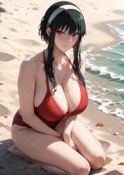 1girls 2d ai_generated ass beach big_ass big_breasts black_hair breasts cleavage curvaceous curvaceous_female curvaceous_figure curvy curvy_figure female high_quality hourglass_figure huge_breasts inviting_to_sex large_breasts light-skin light-skinned_female lips long_hair mature mature_female mature_woman milf milf-master mommy outdoors outside pale-skin pale-skinned_female posing red_eyes sagging_breasts seductive seductive_look sexy_pose sidelocks spy_x_family stable_diffusion swimsuit swimwear tagmeo thick_ass thick_butt thick_thighs thighs voluptuous voluptuous_female wide_hips yor_briar yor_forger