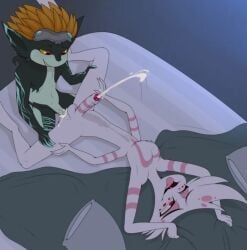 2boys anal angel_dust_(hazbin_hotel) crossover gay hazbin_hotel humanoid humanoid_male humanoid_only imp imp_midna interspecies male male_focus male_only midna nintendo rule_63 tagme the_legend_of_zelda the_legend_of_zelda:_twilight_princess vivienne_medrano