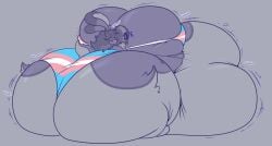 bbw big_ass big_breasts breasts bubble_butt cleavage female furry huge_ass huge_breasts notmrsatsuma overweight ssbbw tagme thick_thighs wide_hips