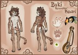 2025 anthro ass athletic atryl baki_kazari ball_tuft balls bard bisexual brown_hair claws cloud domestic_cat erection felid feline felis female foreskin fur genitals green_eyes hair humanoid_genitalia humanoid_penis long_hair looking_at_viewer lute male mammal mask model_sheet musical_instrument musician nude nude_male paizo pathfinder penis plucked_string_instrument pubes solo solo_focus string_instrument striped_body striped_fur stripes tabby_cat tan_body tan_fur tuft uncircumcised white_body white_fur
