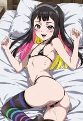 ai_assisted ai_generated beyblade beyblade_x breasts cum_in_pussy fat_pussy feet female legs_apart legs_up micro_bikini nanairo_multi nude nude_female pussy pussy_juice small_breasts takara_tomy thighhighs young younger_female