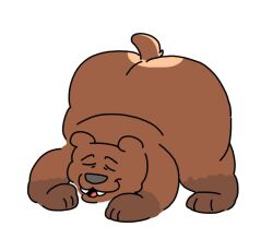 1boy anthro ass bear bear_tail big_ass chubby chubby_male fat_ass gay huge_ass male tagme tagme_(artist) thick_ass