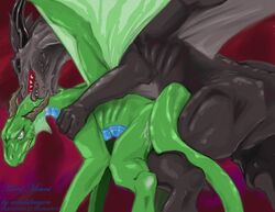 anal black compression_artifacts doggy_style dragon gay green male winddragon