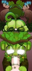 2025 bloons_tower_defense blowjob druid_(bloons) elemental_creature fellatio flora_fauna flowers glowing glowing_eyes glowing_white_eyes green_body green_fur green_hair green_lips green_lipstick green_lipstick_mark_on_penis haplorhine kiss_mark_on_penis kiss_marks kissing leaves makeup makeup_running mammal monkey monkey_girl monkey_humanoid monkey_tail monkiebrained ninja_kiwi oral oral_sex primate running_makeup running_mascara tick_mark white_eyes