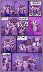 anonymous_artist anthro breast_grab breast_play breast_squeeze breasts clothed clothing comic daughter dialogue dirty_bunny english_text father father_and_child father_and_daughter female group hand_on_breast hi_res incest jon_brambletree kelli_brambletree male male/female mammal megan_brambletree mephitid parent parent_and_child parent_and_daughter sibling sister sisters skunk squeezing text topless topless_female topless_male trio twins
