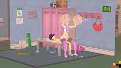 18yo 2boys 3d anal anal_sex baseball baseball_bat baseball_cap black_hair blue_hair cheating cheerleader cowgirl_position erect_penis erection femboy friends gay koikatsu komi-san_wa_komyushou_desu laugh light-skinned_male light_skin locker_room male male/male male_only male_penetrating osana_najimi penetration penis pron-mimimister sex sissy sound stockings tadano_hitohito tagme trap video yaoi
