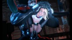 1boy 1girls 3d alien alien/human anal anal_sex animated ass balls big_balls big_penis black_body black_penis blonde_hair blue_eyes breasts breasts_out exposed_breasts female female_penetrated froggysfm full_nelson full_nelson_(legs_held) full_nelson_anal gwen_stacy gwen_stacy_(spider-verse) huge_cock male male/female male_penetrating male_penetrating_female marvel marvel_comics muscular muscular_male penis penis_in_ass protagonistsub_antagonistdom pussy sharp_teeth shorter_than_10_seconds size_difference small_breasts sound spider-gwen spider-man:_into_the_spider-verse spider-man_(series) standing standing_full_nelson standing_sex superhero_costume superheroine symbiote tagme torn_clothes venom_(marvel) video