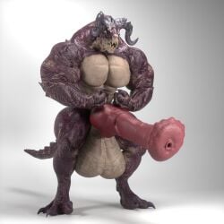 1:1 2025 3d_(artwork) animal_genitalia animal_penis anthro balls big_balls big_muscles big_penis black_claws black_horn claws deathclaw digital_media_(artwork) equine_genitalia equine_penis erection fallout flared_penis flexing genitals hi_res horn huge_balls huge_cock huge_muscles hyper hyper_balls hyper_genitalia hyper_penis knot male medial_ring microsoft muscular muscular_male nude penis presenting presenting_penis red_body red_penis red_scales reptile scales scalie sequence simple_background snekkuu solo standing tan_balls tan_body tan_scales three-quarter_view urethra vleischak white_background