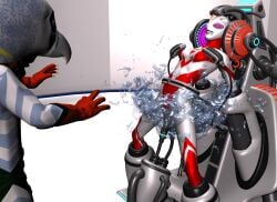 3d alien alien_girl alien_humanoid breasts female gigalady machine rape raped_superheroine superheroine_factory thighs ultraman_(franchise) ultrawoman