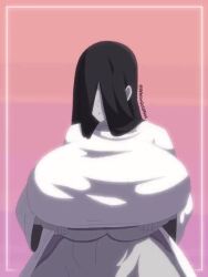 1girls animated curvy female huge_breasts hyper hyper_breasts mp4 tagme the_ring video yamamura_sadako