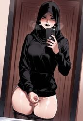 1futa ai ai_assisted ai_generated big_ass big_breasts black_lips black_lipstick cum dripping_precum eyeshadow female female_focus female_only flaccid flashing flashing_penis futa_focus futa_only futanari futanari_masturbation green_eyes handjob hijab hijab_futa hijabi holding_object holding_phone ihatethemic intersex iphone jerking_off jerkingoff light-skinned_female light_skin mascara masturbating masturbation mirror mirror_reflection mirror_selfie muslim muslim_female muslim_futa nail_polish nails naked nude nude_futa nude_futanari nudes oc original_character pants pants_down pants_pull pants_pulled_down penis phone precum precum_drip precum_on_penis precum_string religion religious_clothing selfie sending_nudes showing_penis small_penis solo solo_female solo_focus solo_futa tagme taking_photo taking_picture taking_selfie thick_ass thick_thighs wide_hips