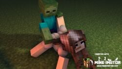 3d anal anna_wgf fat fat_ass fat_butt mcyt mine-imator minecraft minecraft_mob minecraft_youtubers spina_wgf video_games wgf youtube youtube_hispanic youtuber youtubers zombie zombie_(minecraft)