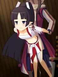 arm_pull clothed_sex disgaea lady_samurai_(disgaea) nippon_ichi_software ronin_(disgaea) sex