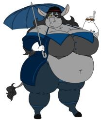 donkey elek-tronikz fat homestuck huge_ass huge_breasts neo_(rwby) obese obese_female post_transformation rwby transformation vriska_serket