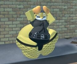 3d big_ass bubble_butt fernretriever furry huge_ass roblox robloxian tagme thick_thighs wide_hips