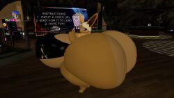 big_ass big_breasts breasts bubble_butt eevee female fernretriever furry huge_ass huge_breasts hyper_ass nintendo pokémon_(species) pokemon pokemon_(species) tagme thick_thighs wide_hips