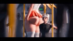 1femboy 1male1female 3d 3d_animation accidental_buttcrush accidentally_stuck animated anonymous_character big_breasts blizzard_entertainment blonde_hair bubble_butt butt_crush cloth_physics face_in_ass falling femdomgiantess hair_physics hourglass_figure huge_ass inside_bus jiggle_physics looking_around meme mercy mini_giantess miniskirt no_panties overwatch overwatch_2 physics round_ass school_uniform schoolgirl scrag_boy scraggle scraggy_(artist) self_insert side_eye smothering smothering_ass stockings straight sunglasses taller_girl thick_thighs thighhighs tight_clothing unaware_buttcrush white_hair wide_hips wings