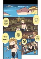 asshole_behind_thong big_ass breath_of_the_wild link link_(breath_of_the_wild) nuezou princess_zelda the_legend_of_zelda zelda_(breath_of_the_wild)