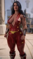 3d dc_comics donna_troy futa_only futanari hellacious_sundae large_penis