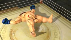 balls big_muscles big_penis boxing_gloves clothing dr._eggman dr.ivopingasnik facial_hair fighting_ring genitals handwear human male male_only mammal moustache musclegut muscular nipples nude pecs penis sega solo sonic_(series) sonic_the_hedgehog_(series) unconscious vein veiny_penis