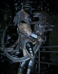 2boys 3d alien alien_(franchise) alien_only alien_vs_predator anal anal_sex gay interspecies male male/male male_only male_penetrating_male male_xenomorph no_humans penis predator_(franchise) ralic_turman sex xenomorph yautja