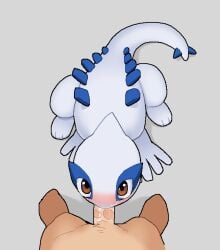 ambiguous_gender ambiguous_penetrated blush brown_eyes dominant_feral duo fellatio feral feral_penetrated first_person_view genitals human human_on_feral human_on_pokemon human_penetrating human_penetrating_feral human_pov interspecies legendary_pokémon looking_at_viewer lugia male male/ambiguous male_on_feral male_penetrating male_penetrating_ambiguous male_pov malesub mammal nintendo oral oral_penetration penetration penis poképhilia pokemon pokemon_(species) shaded tosx video_games white_body zoophilia