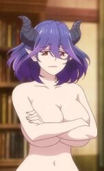 anime_screencap demon_girl demon_horns horns huge_breasts kinsou_no_vermeil mature_female monster_girl screencap screenshot succubus vermeil vermeil_(kinsou_no_vermeil) vermeil_in_gold