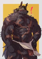 1male abs anthro anthro_only balls bara biceps big_balls big_penis black_fur blush body_scars bodybuilder broad_shoulders cum_drip cygames daddy dilf furry furry_ears furry_male furry_only furry_pecs furry_tail hand_on_hip happy_trail huge_balls huge_cock humanoid humanoid_genitalia humanoid_hands humanoid_penis kemono loincloth looking_at_viewer lustful_gaze male male_only manly murimurri670 muscular muscular_anthro muscular_arms muscular_male muscular_thighs musky_cock nipples pecs precum rolf_(world_flipper) scars scars_all_over shiny_fur shiny_penis sweat sweating thick_legs thick_penis thick_thighs thighs uncle veiny_muscles wolf wolf_ears wolf_humanoid wolf_male wolf_man wolf_tail world_flipper zaddy